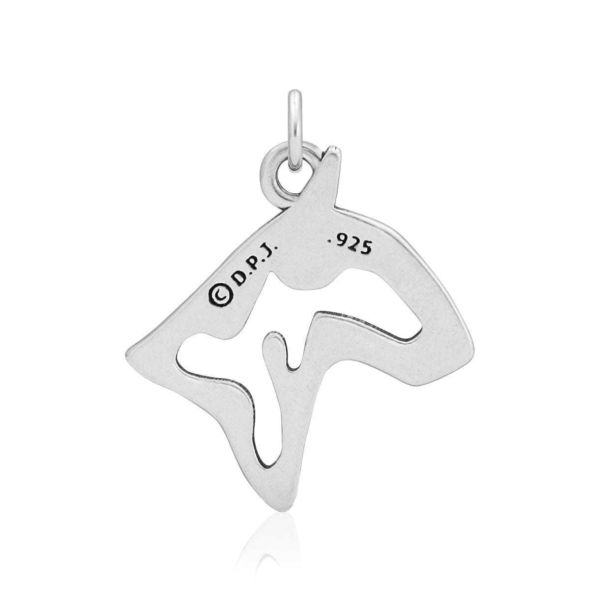 Bull Terrier Necklace in Sterling Silver