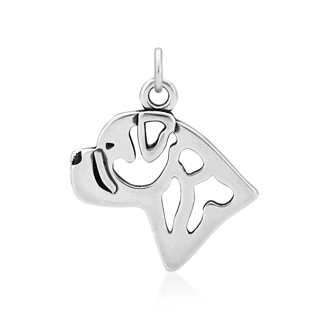 Bullmastiff Necklace in Sterling Silver
