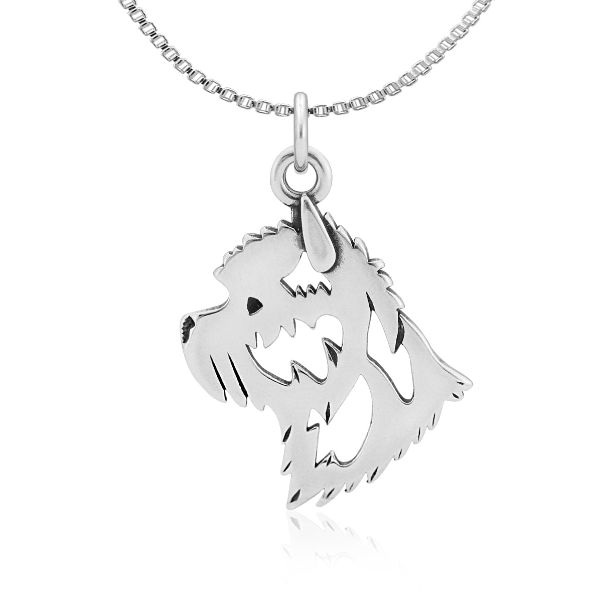 Cairn Terrier Necklace in Sterling Silver