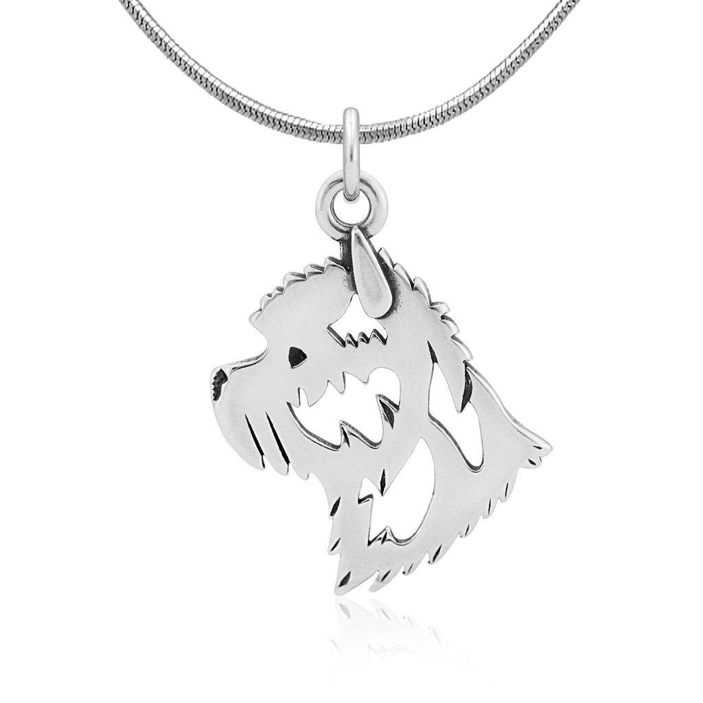 Cairn Terrier Necklace in Sterling Silver