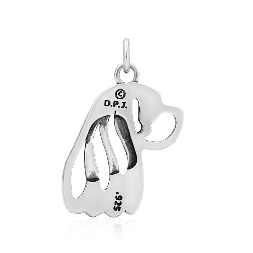 Cavalier King Charles Spaniel Necklace in Sterling Silver