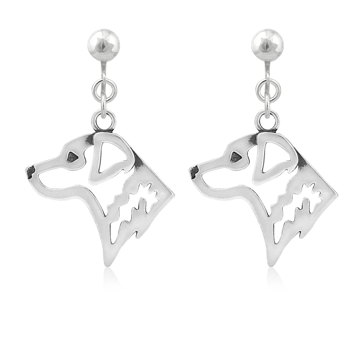 Chesapeake Bay Retriever Earrings in Sterling Silver