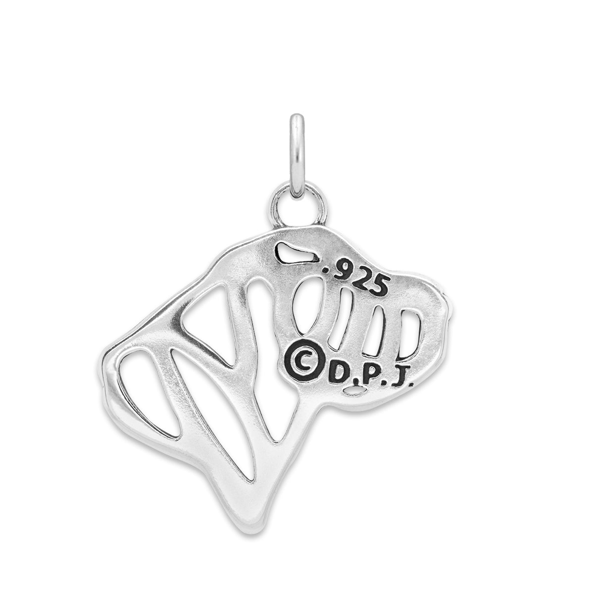 Chinese Shar Pei Necklace in Sterling Silver