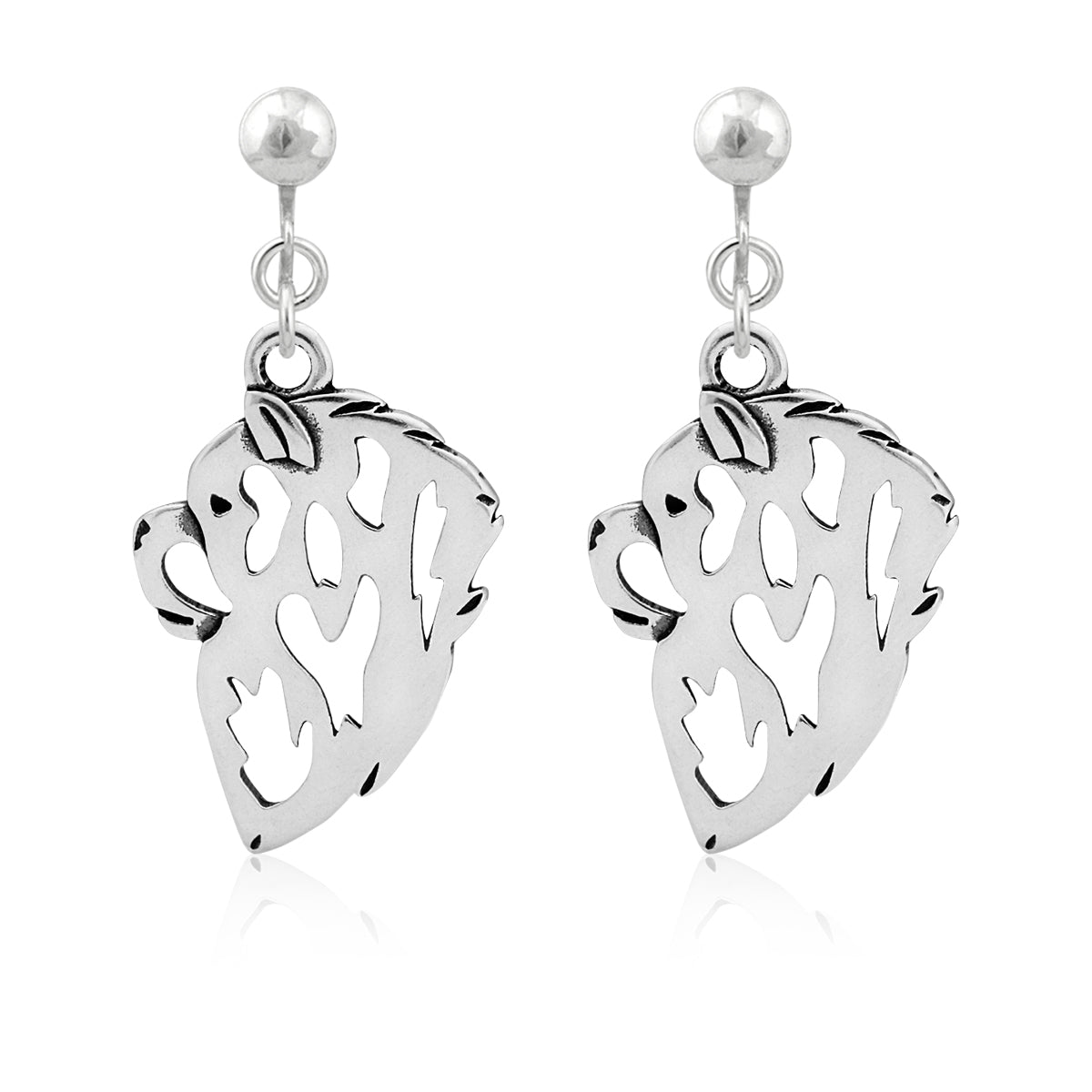 Chow Chow Earrings in Sterling Silver