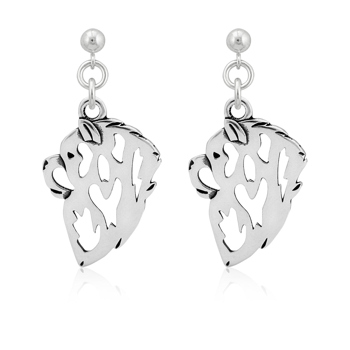 Chow Chow Earrings in Sterling Silver