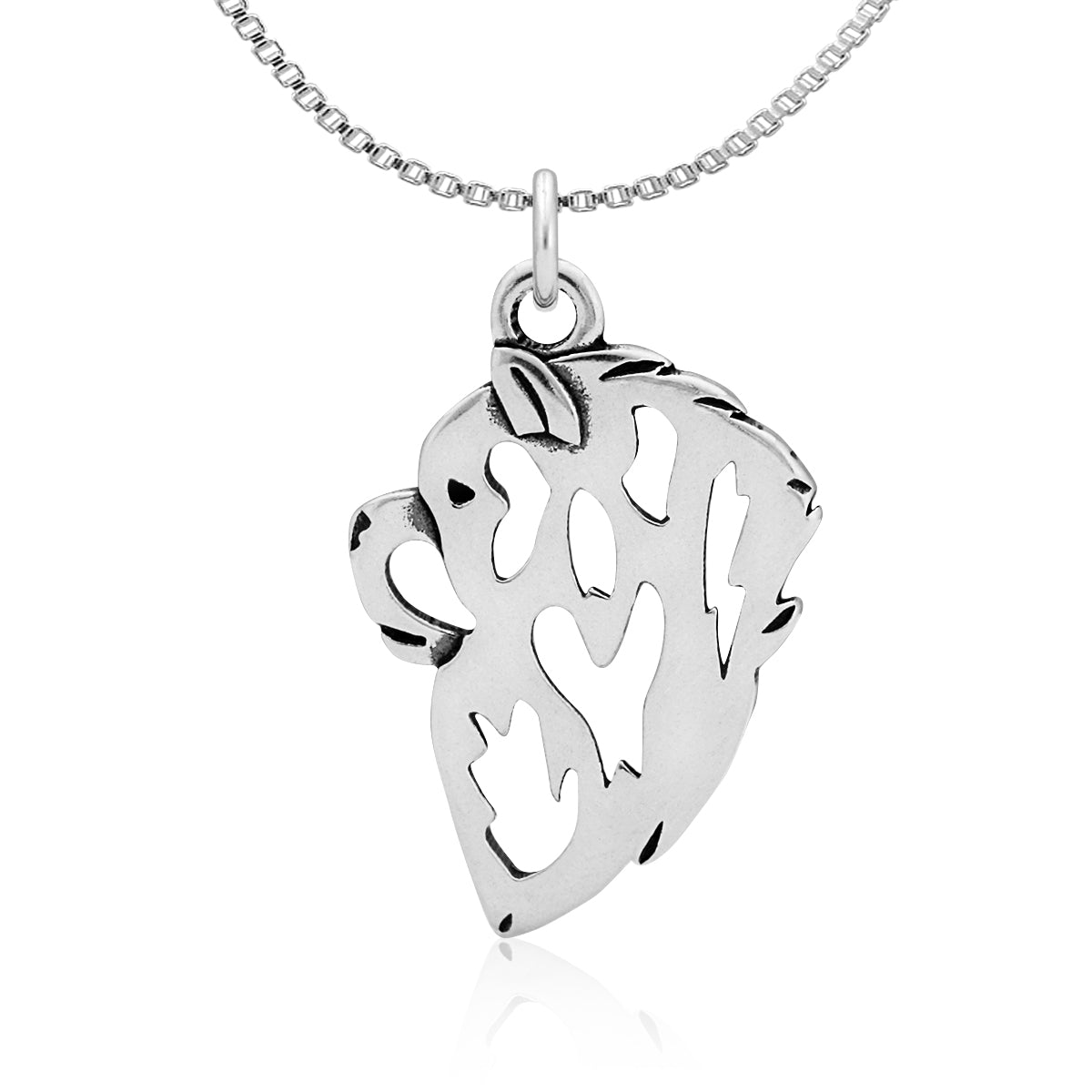 Chow Chow Necklace in Sterling Silver