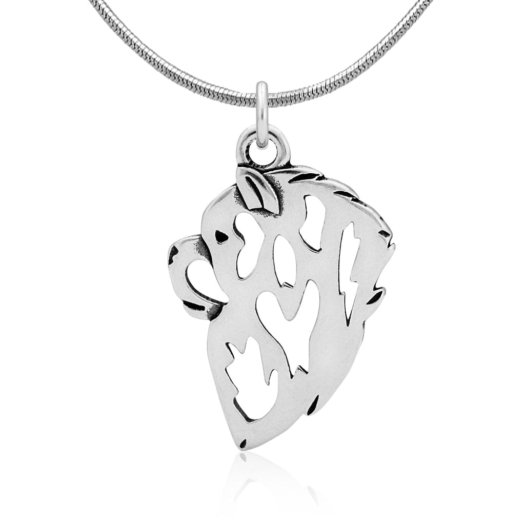 Chow Chow Necklace in Sterling Silver