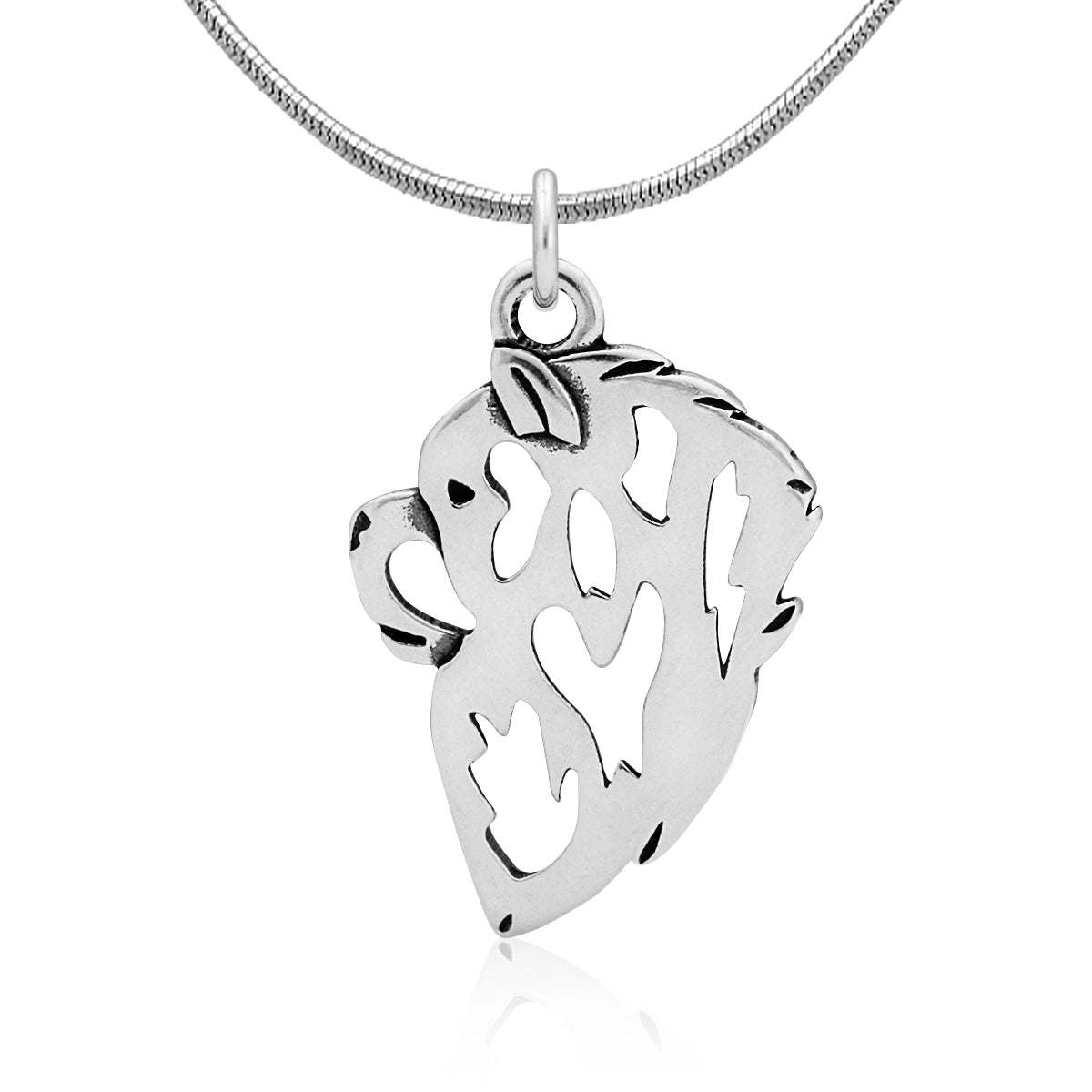 Chow Chow Necklace in Sterling Silver