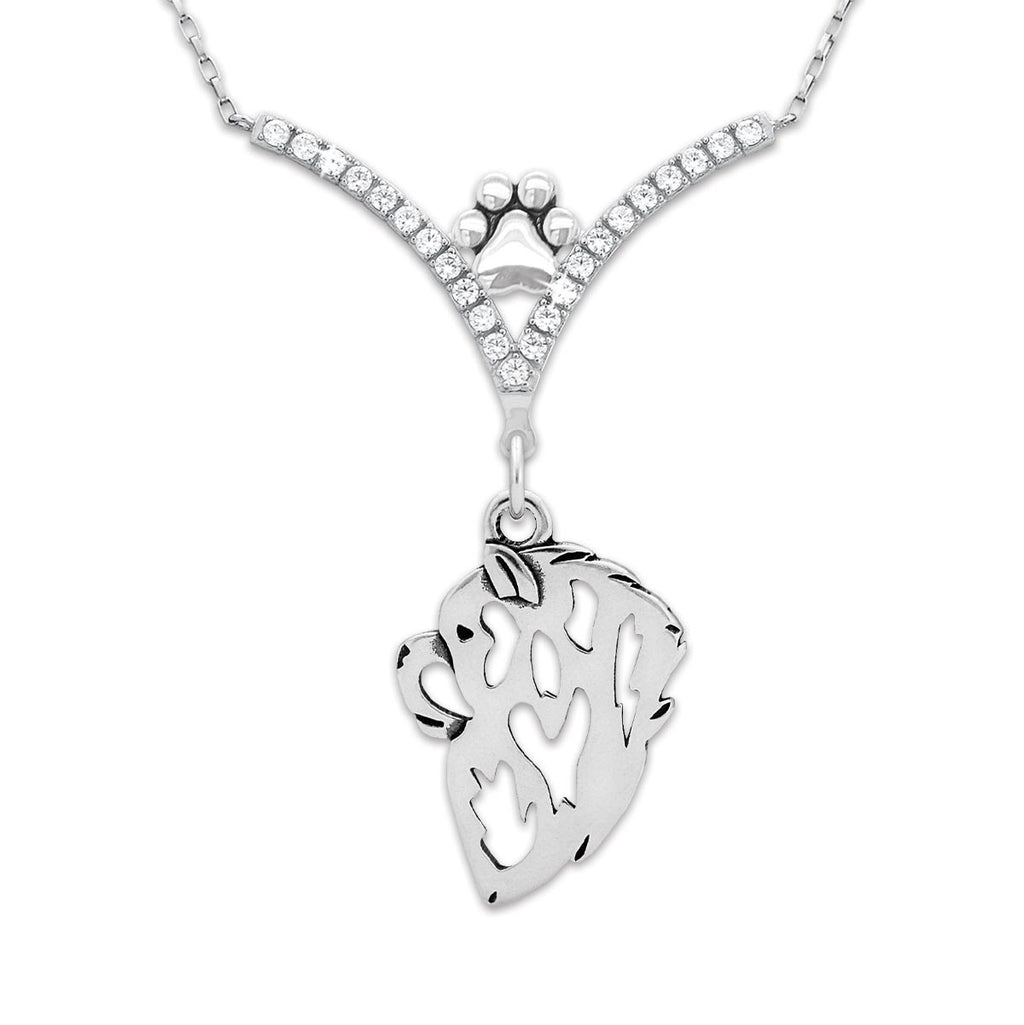 CZ Chow Chow Necklace