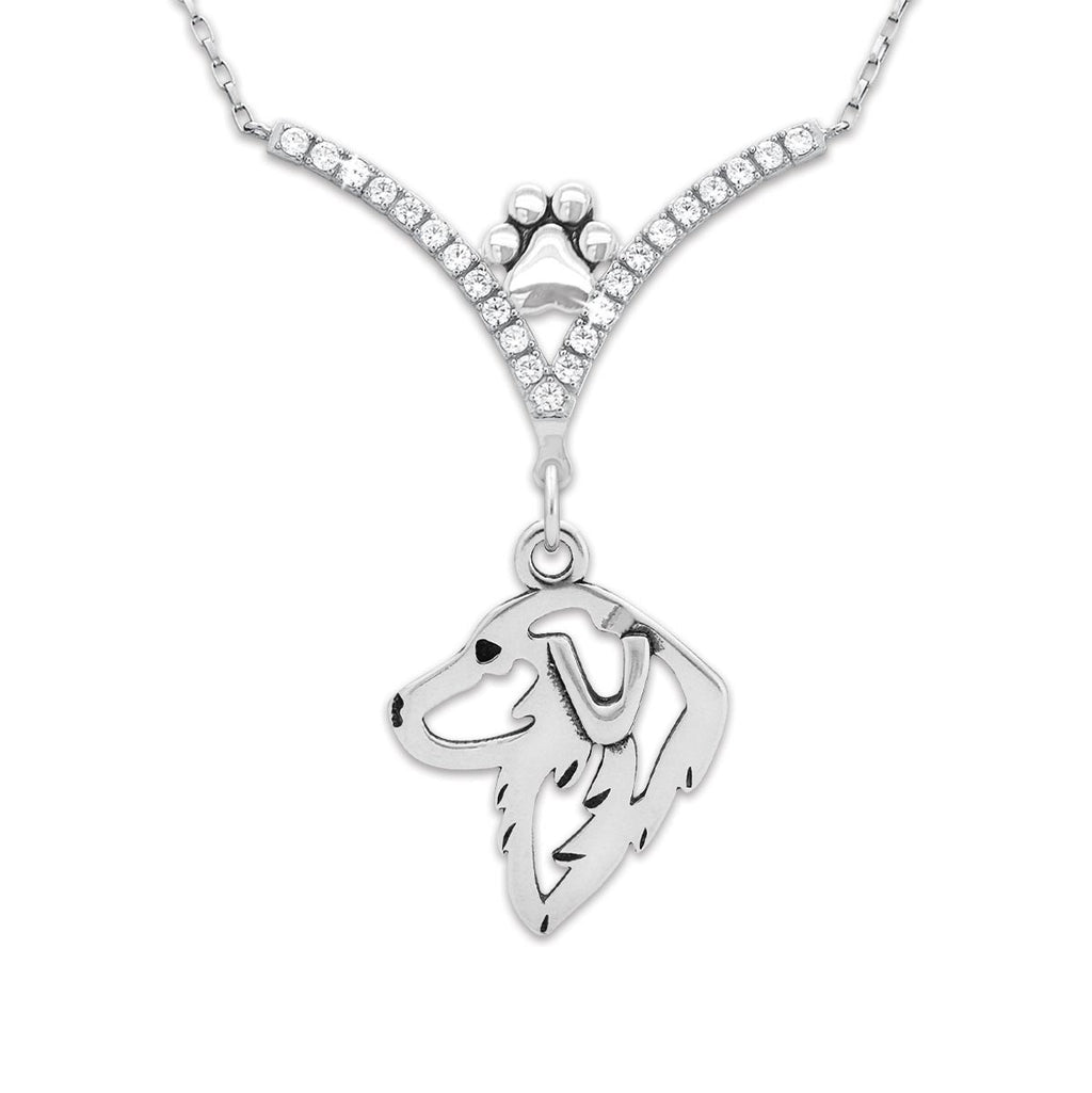CZ Great Pyrenees Necklace