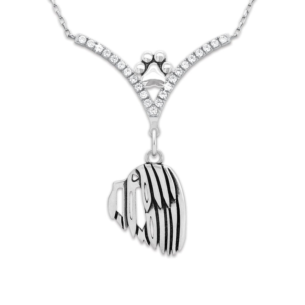 CZ Havanese Necklace