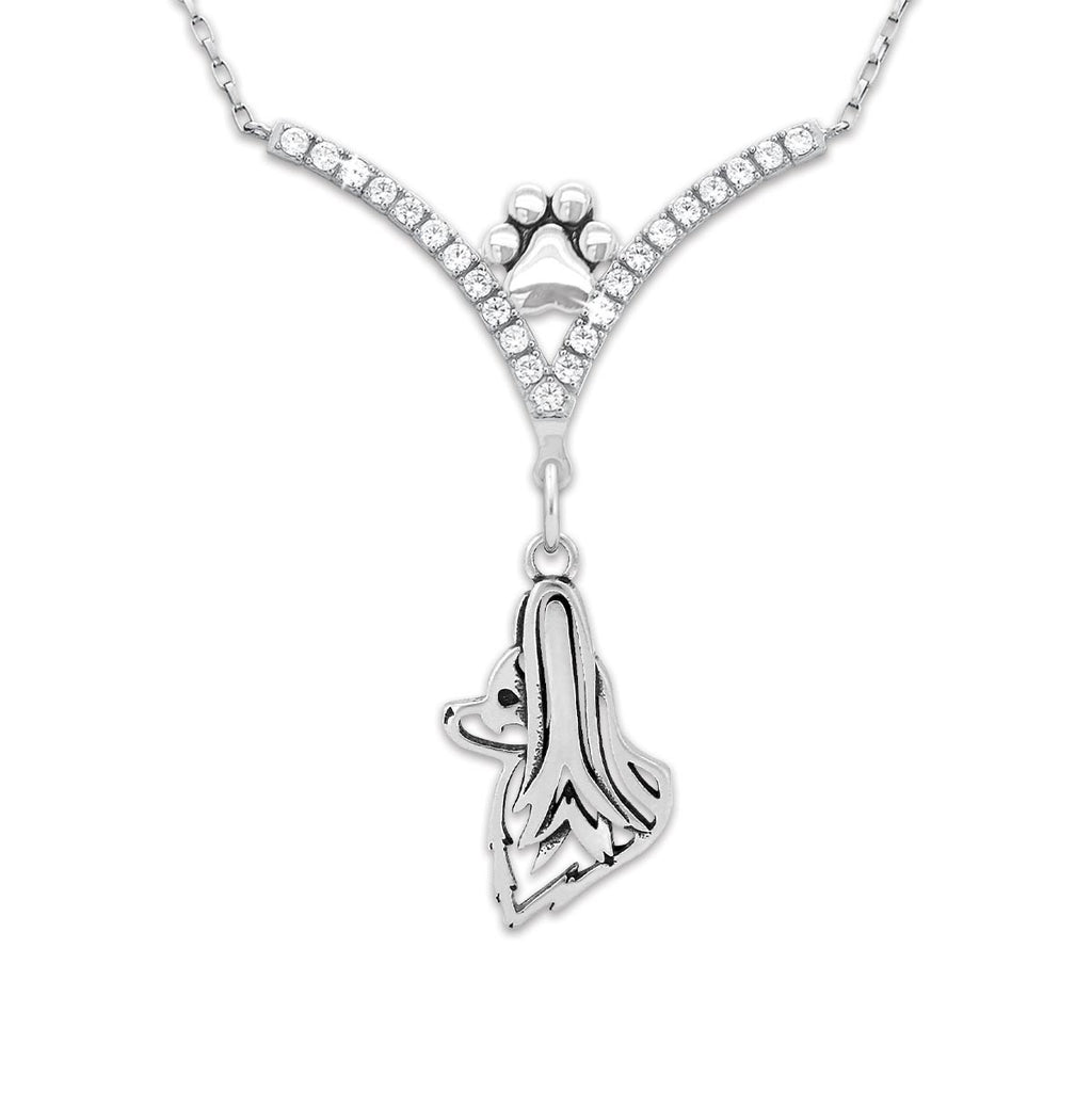 CZ Papillon Necklace