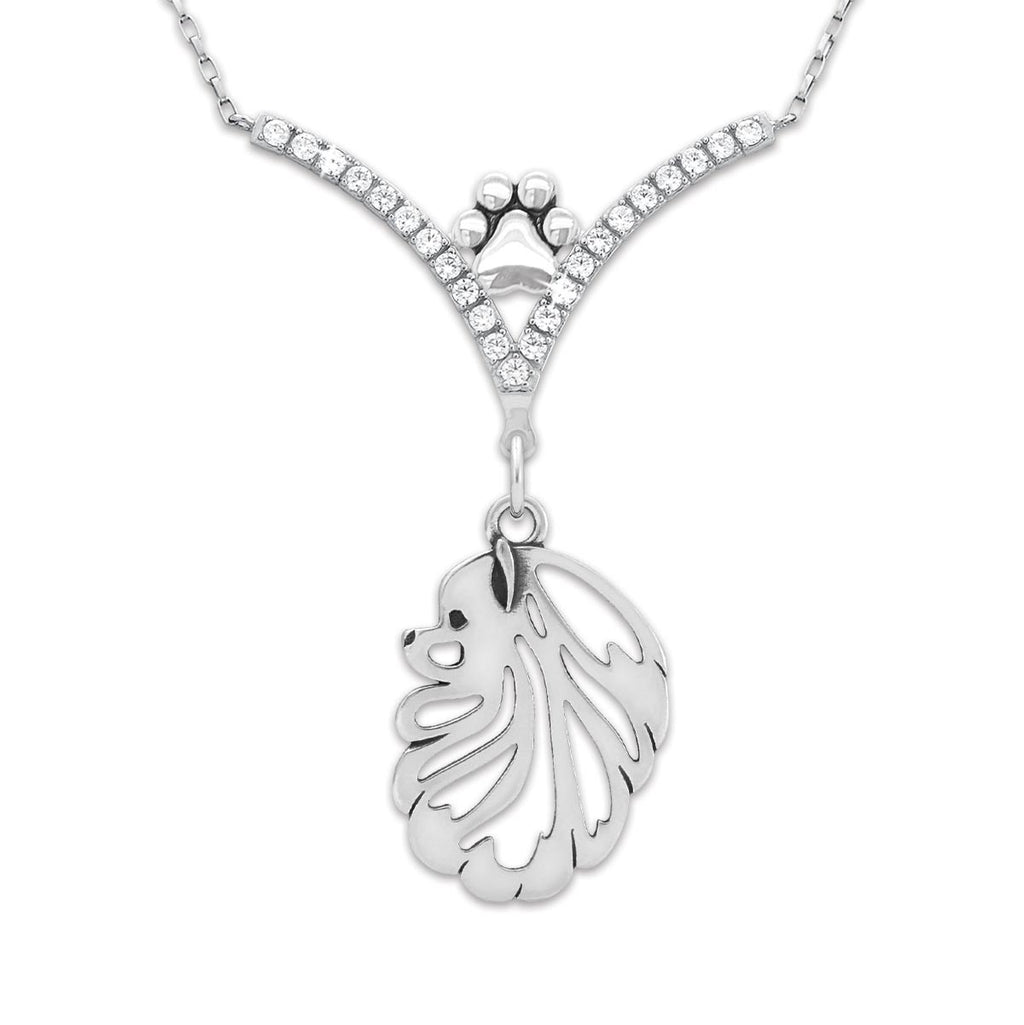 CZ Pomeranian Necklace