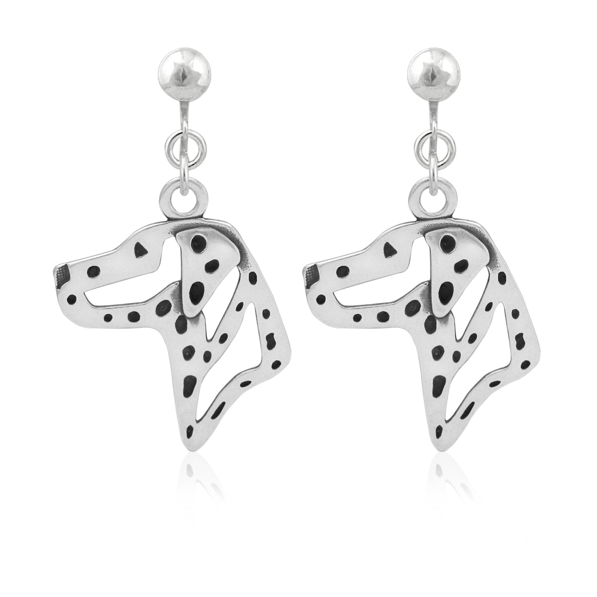 Dalmatian Earrings in Sterling Silver