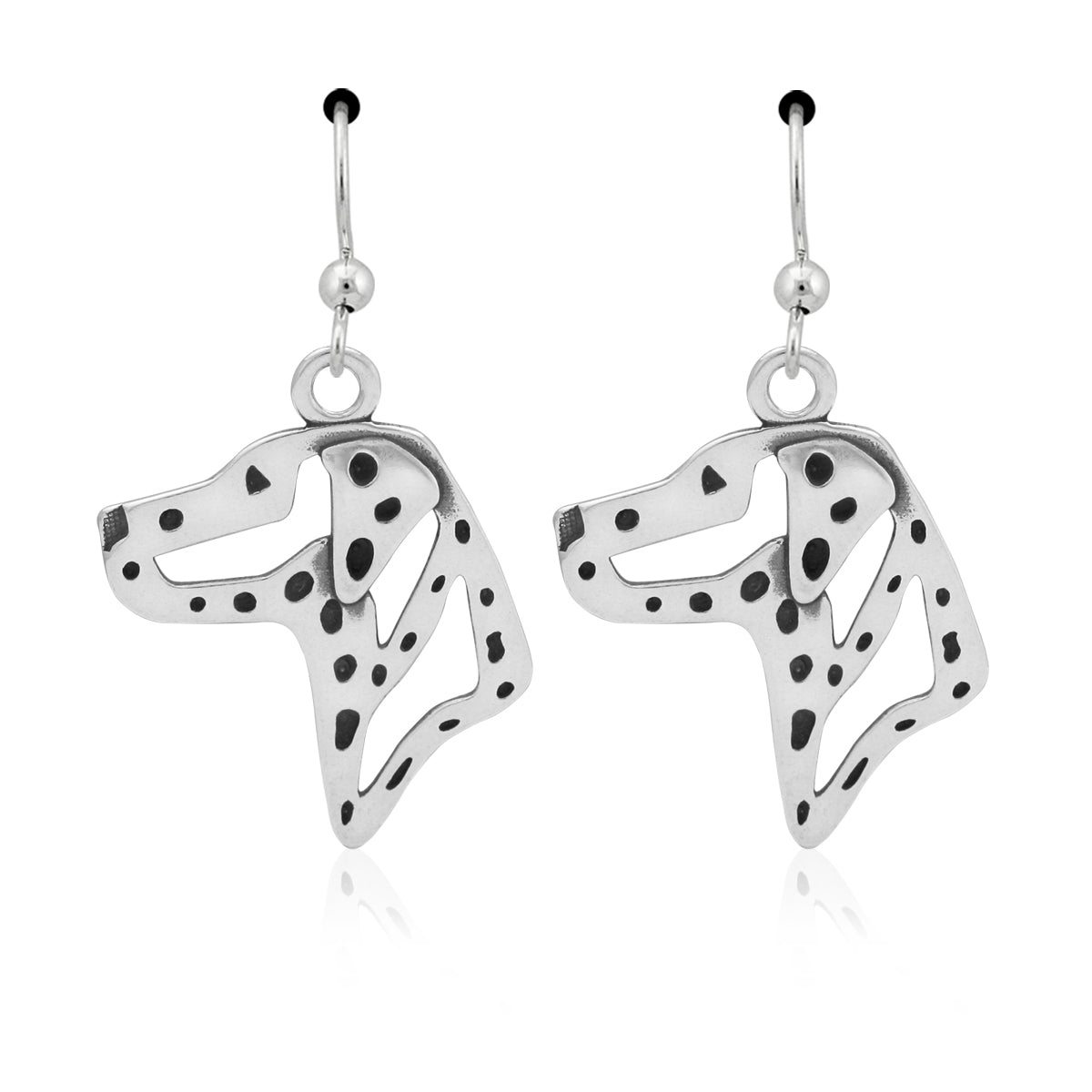 Dalmatian Earrings in Sterling Silver