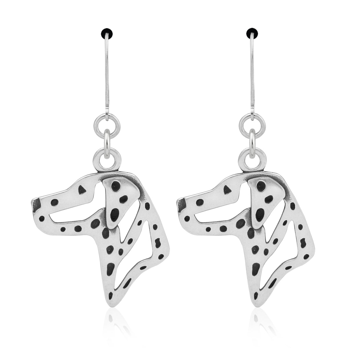 Dalmatian Earrings in Sterling Silver