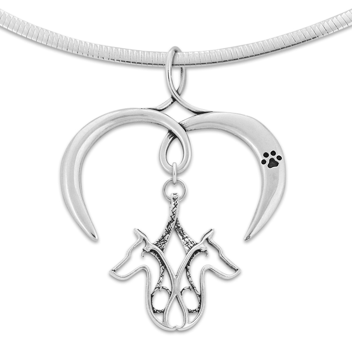 Doberman Pinscher Statement Necklace