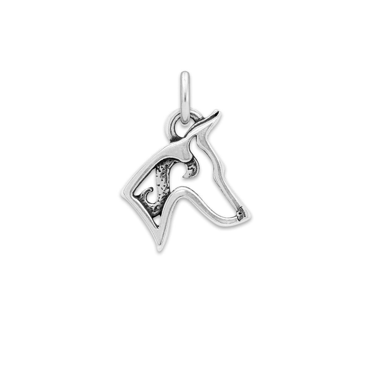 Doberman Pinscher Necklace Jewelry in Sterling Silver