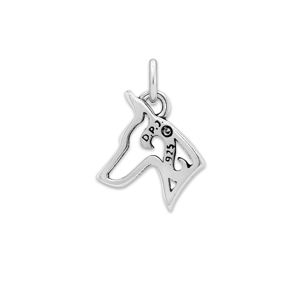 Doberman Pinscher Necklace Jewelry in Sterling Silver