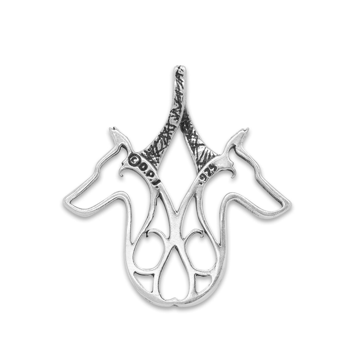 Doberman Pinscher Necklace Gifts in Sterling Silver