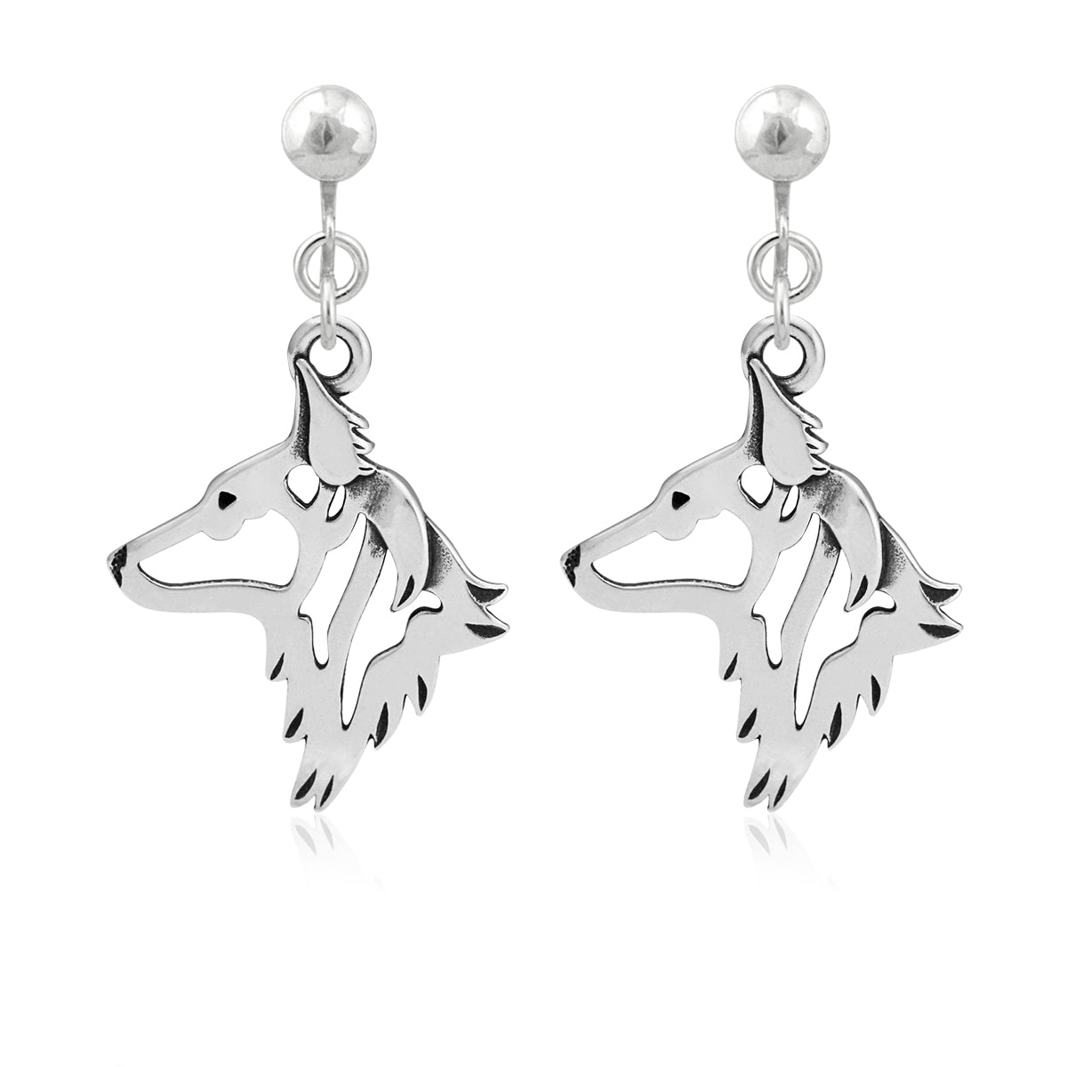 Dutch Shepherd Earrings in Sterling Silver