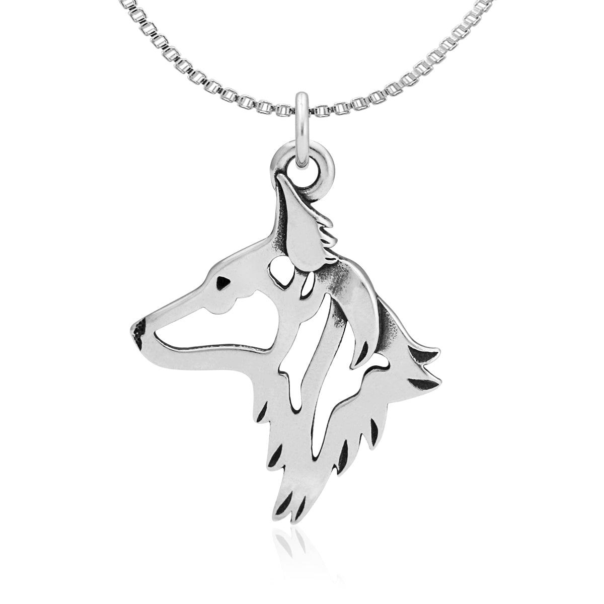 Dutch Shepherd Necklace in Sterling Silver