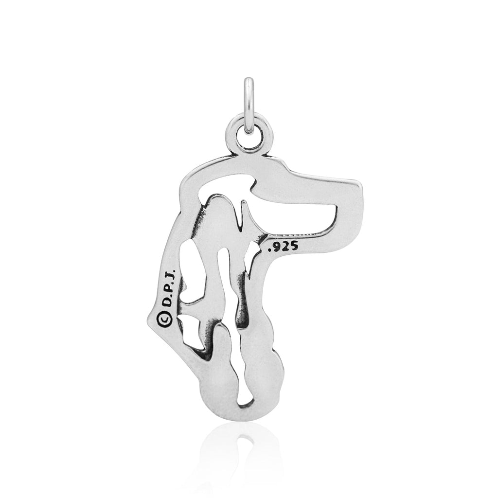 English Cocker Spaniel Necklace in Sterling Silver