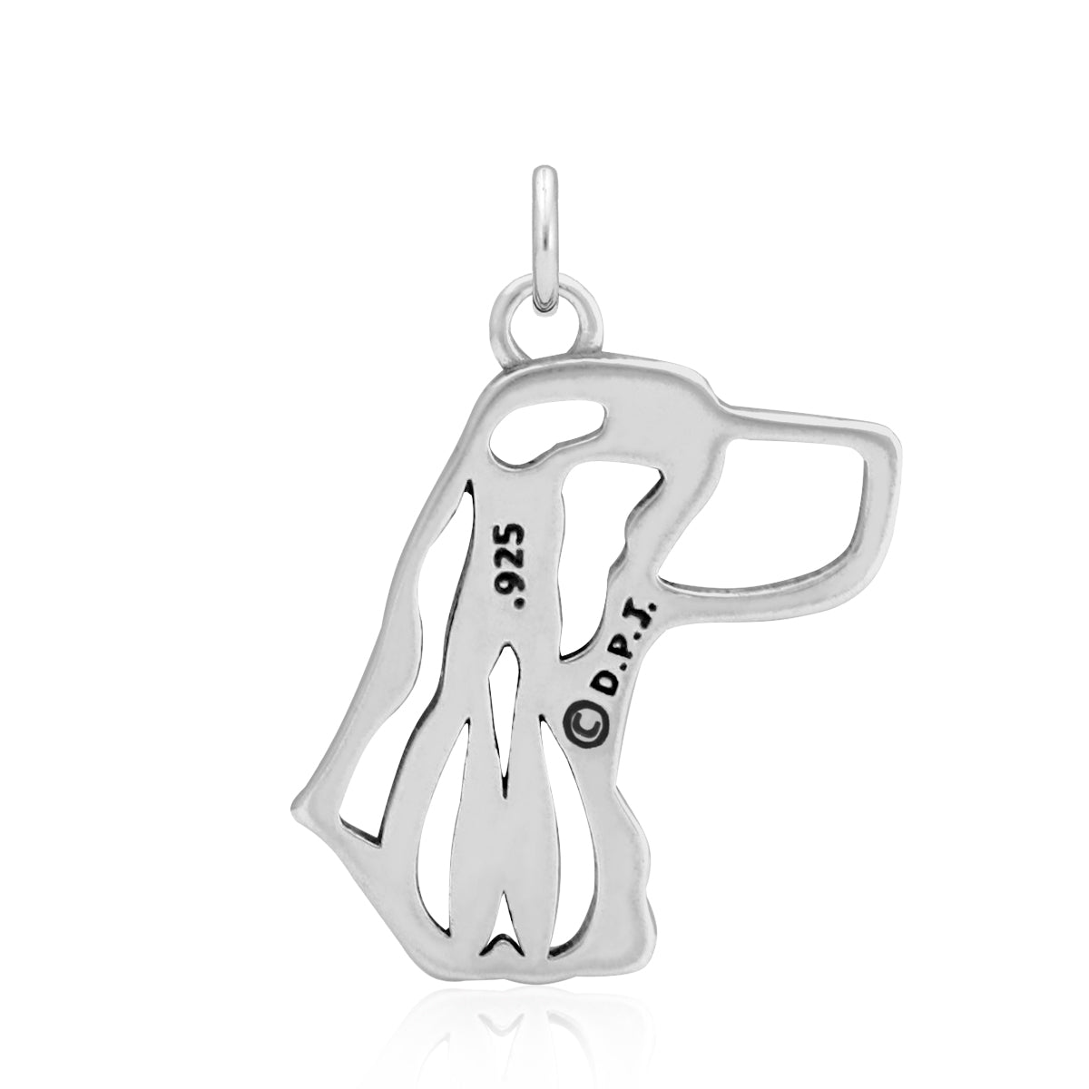 English Springer Spaniel Necklace in Sterling Silver