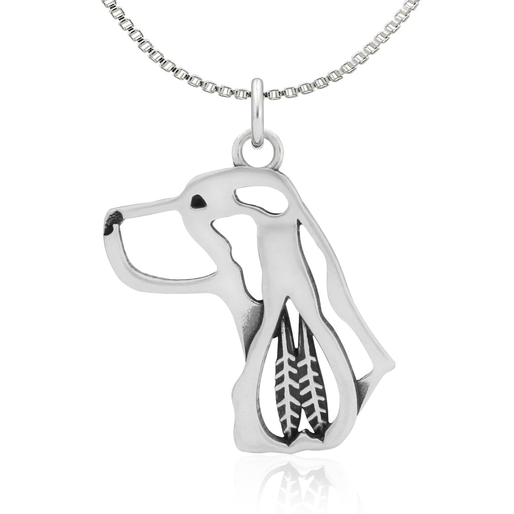 English Springer Spaniel Necklace in Sterling Silver