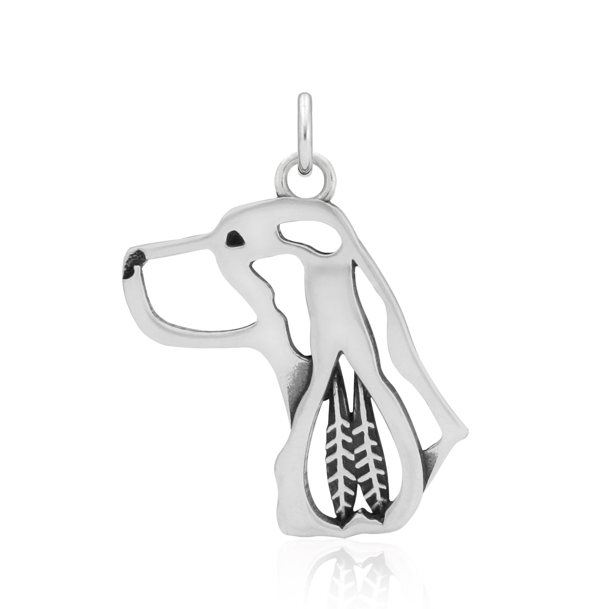 English Springer Spaniel Necklace in Sterling Silver