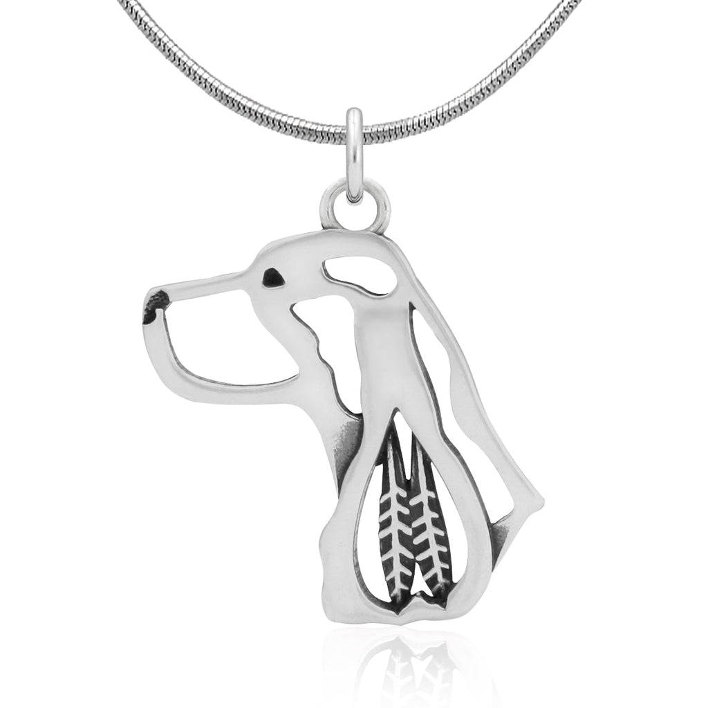 English Springer Spaniel Necklace in Sterling Silver