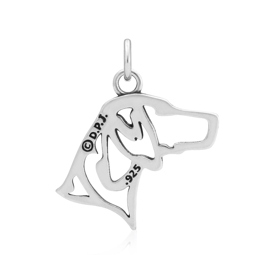 German Shorthaired Pointer Necklace in Sterling Silver