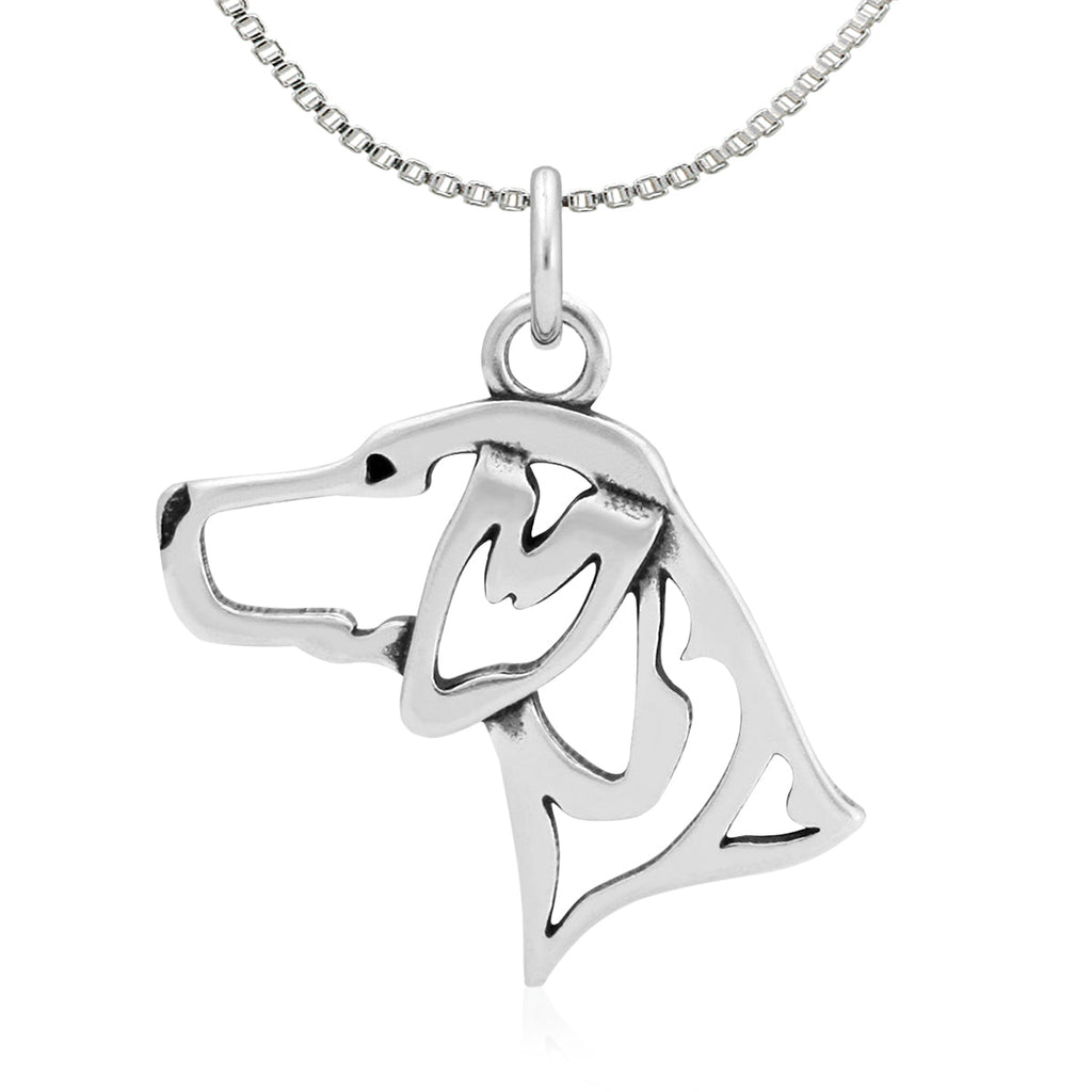 German Shorthaired Pointer Necklace in Sterling Silver