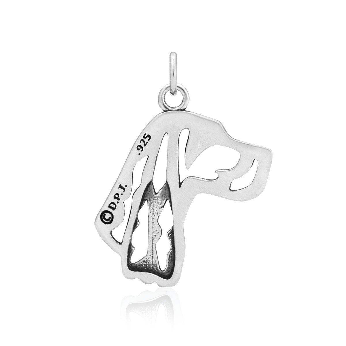 Gordon Setter Necklace in Sterling Silver
