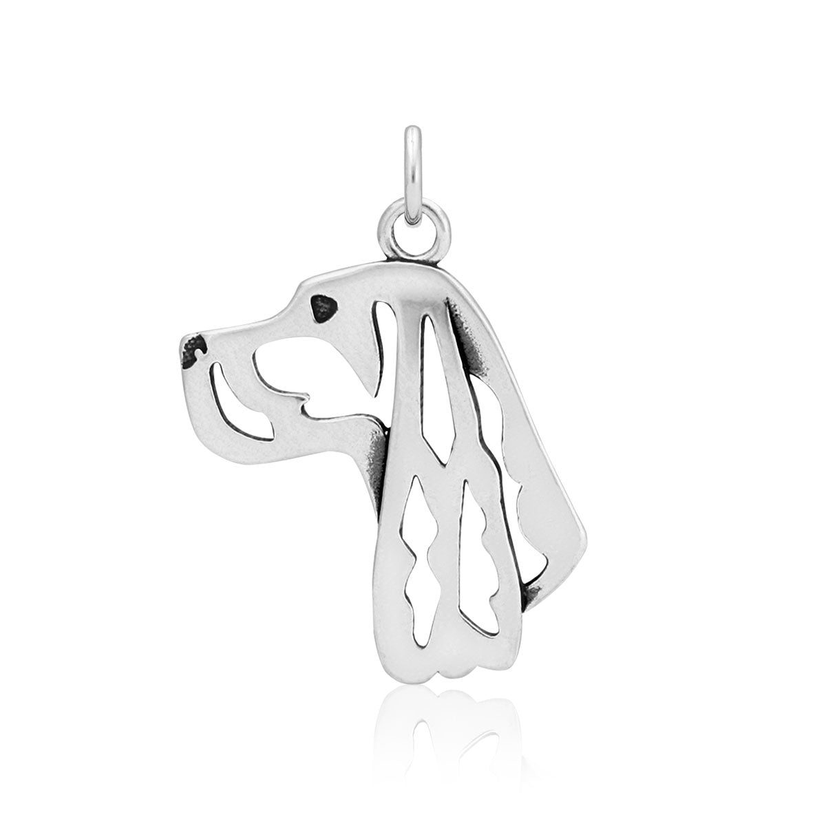 Gordon Setter Necklace in Sterling Silver
