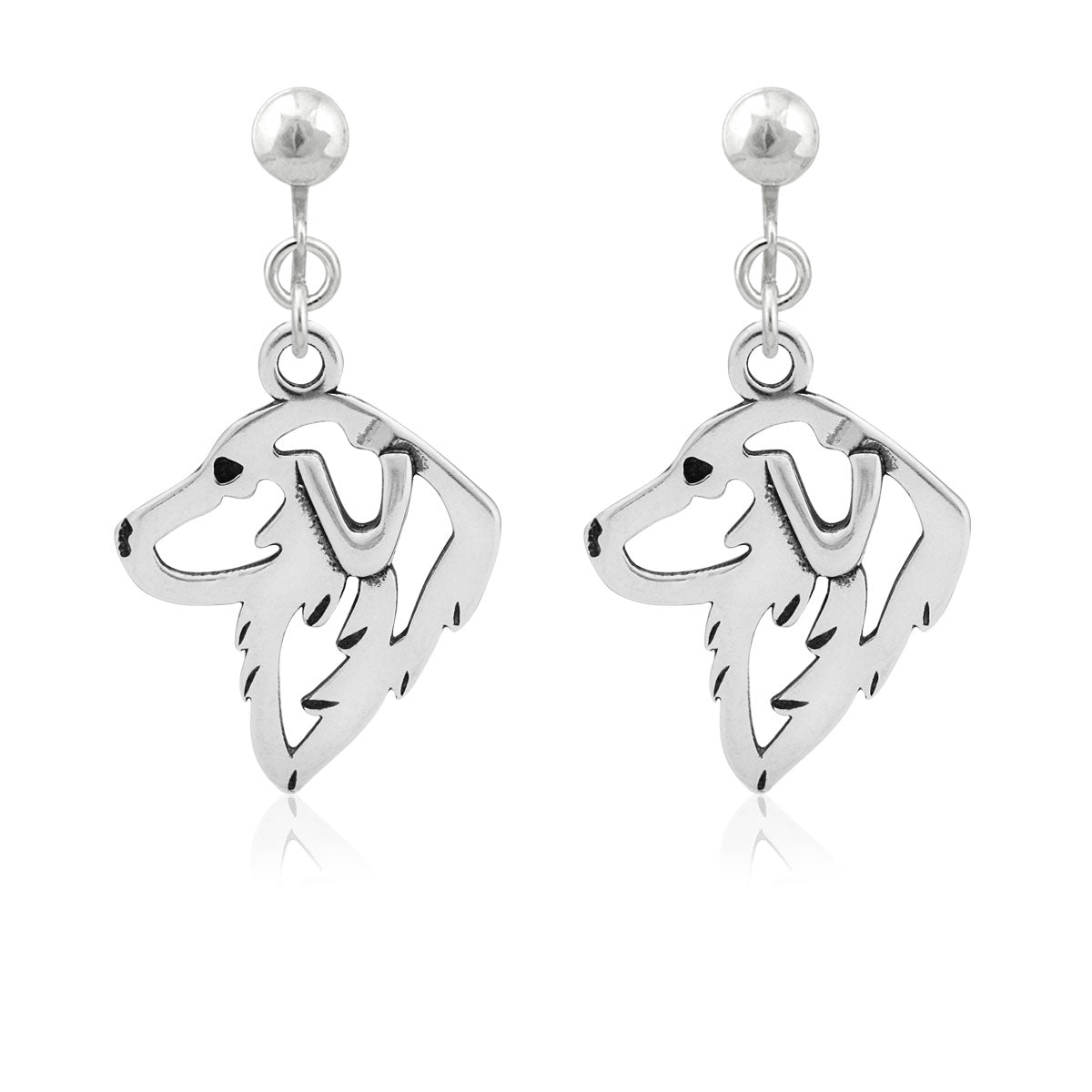 Great Pyrenees Earrings in Sterling Silver