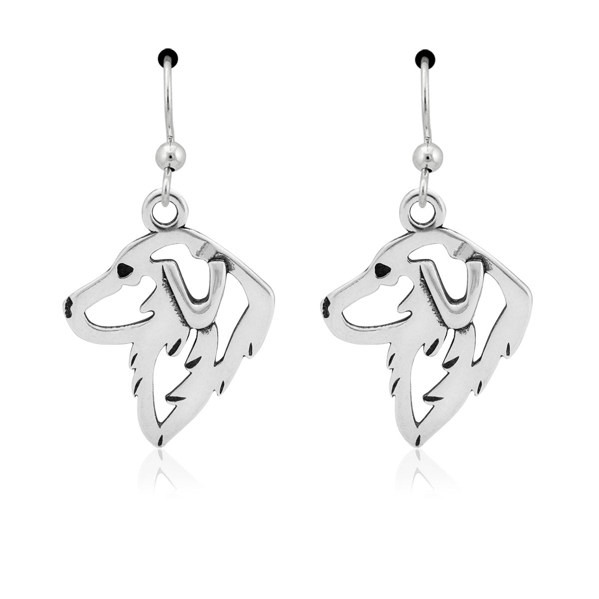 Great Pyrenees Earrings in Sterling Silver