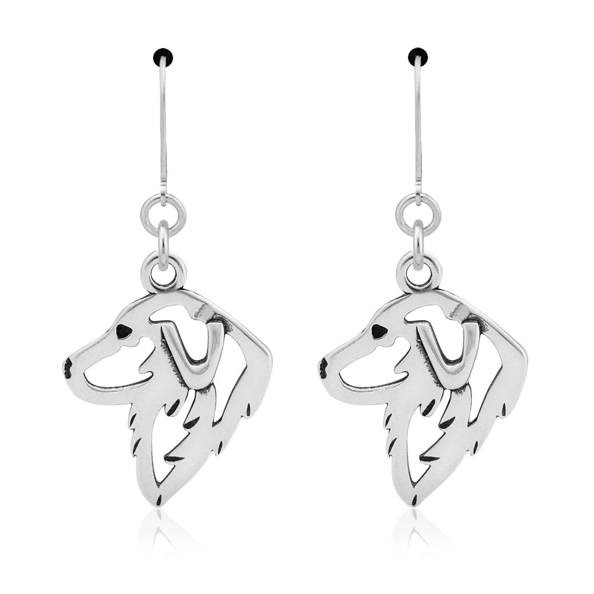 Great Pyrenees Earrings in Sterling Silver