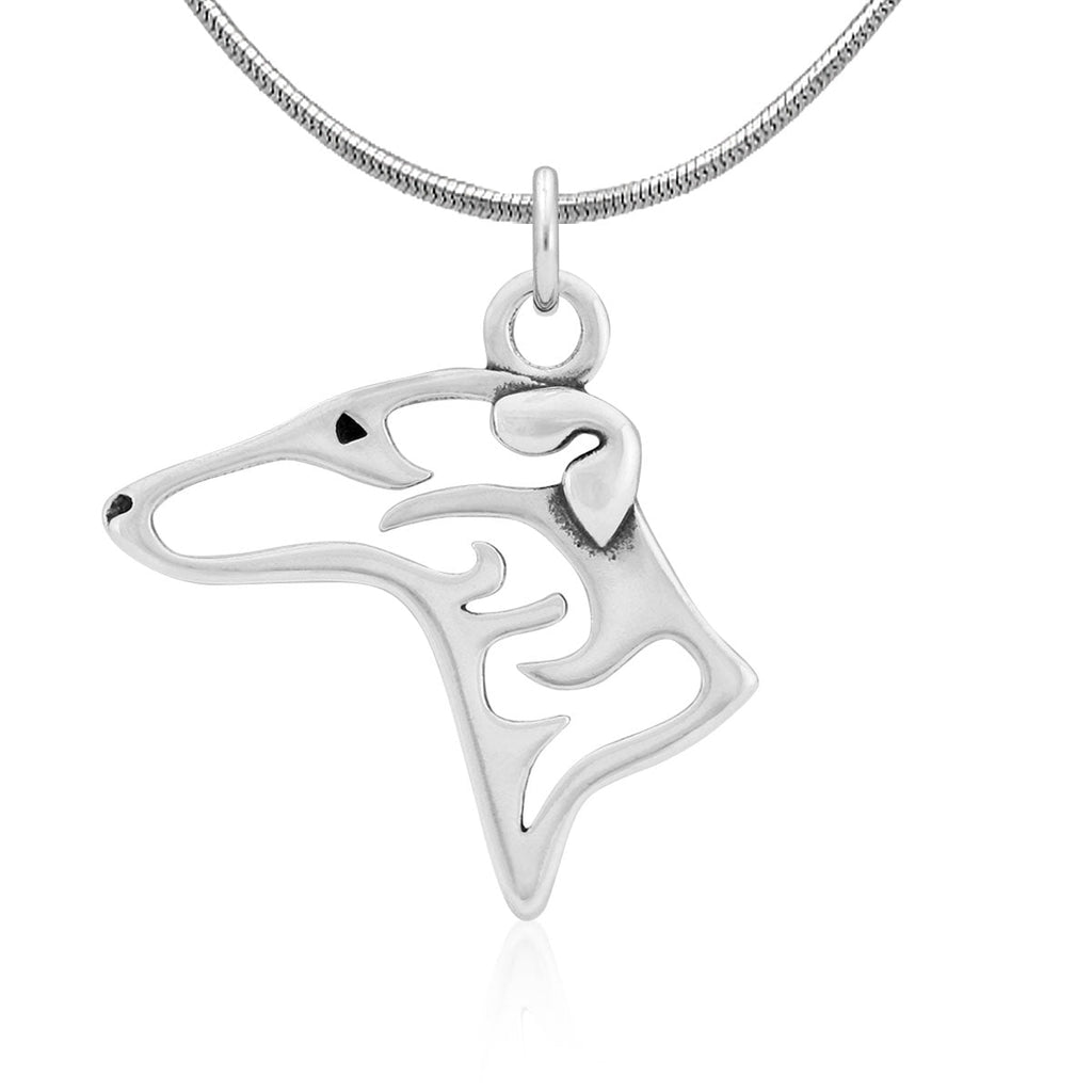 Greyhound Necklace in Sterling Silver