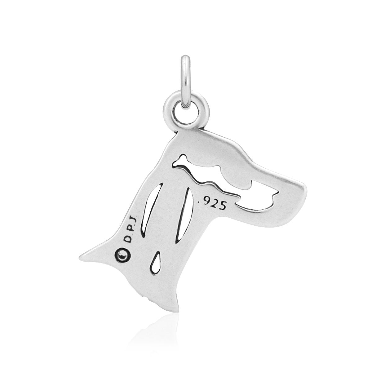 Irish Setter Necklace in Sterling Silver