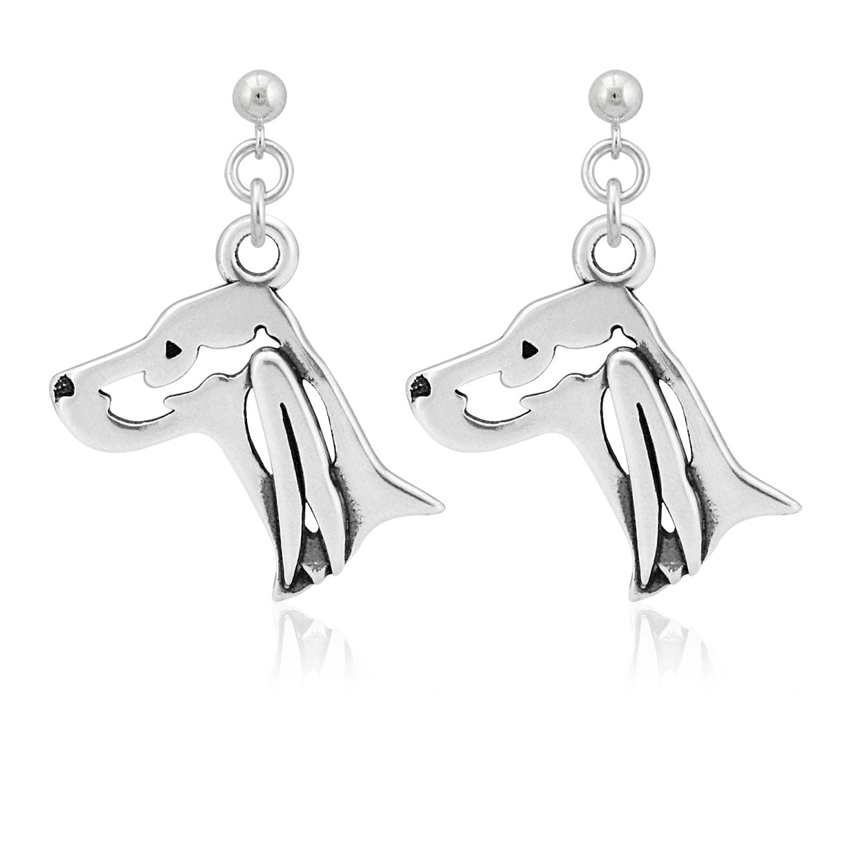 Irish Setter Earrings in Sterling Silver