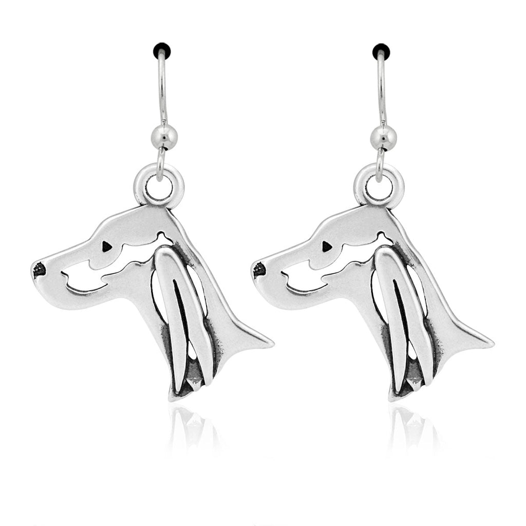 Irish Setter Earrings in Sterling Silver