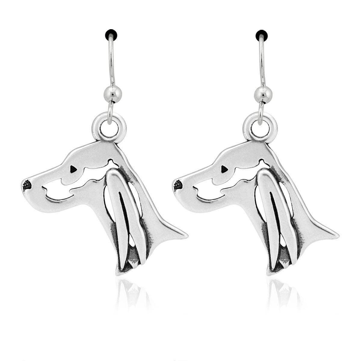 Irish Setter Earrings in Sterling Silver