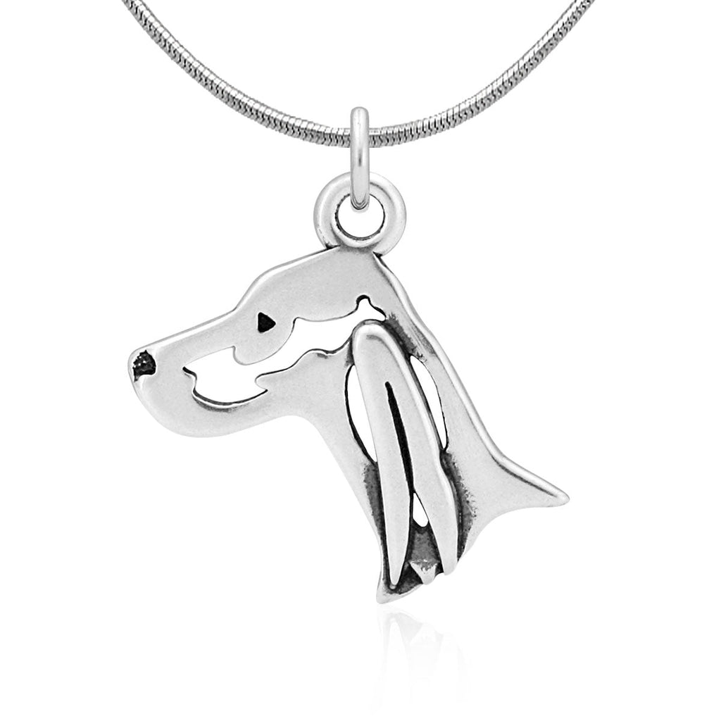 Irish Setter Necklace in Sterling Silver