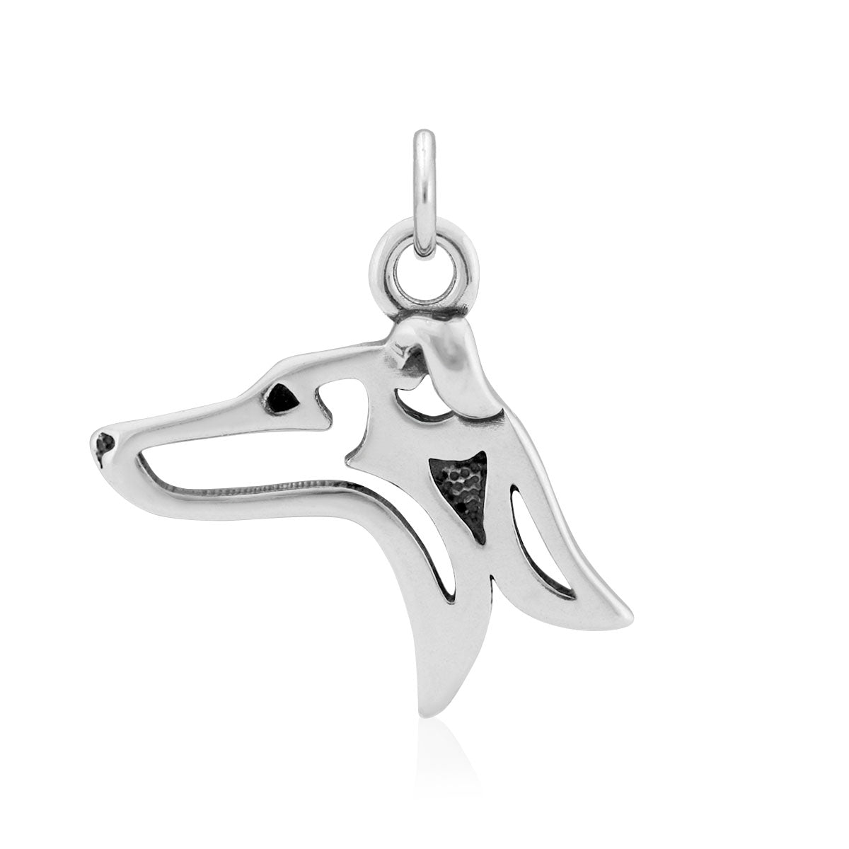 Italian Greyhound Necklace in Sterling Silver