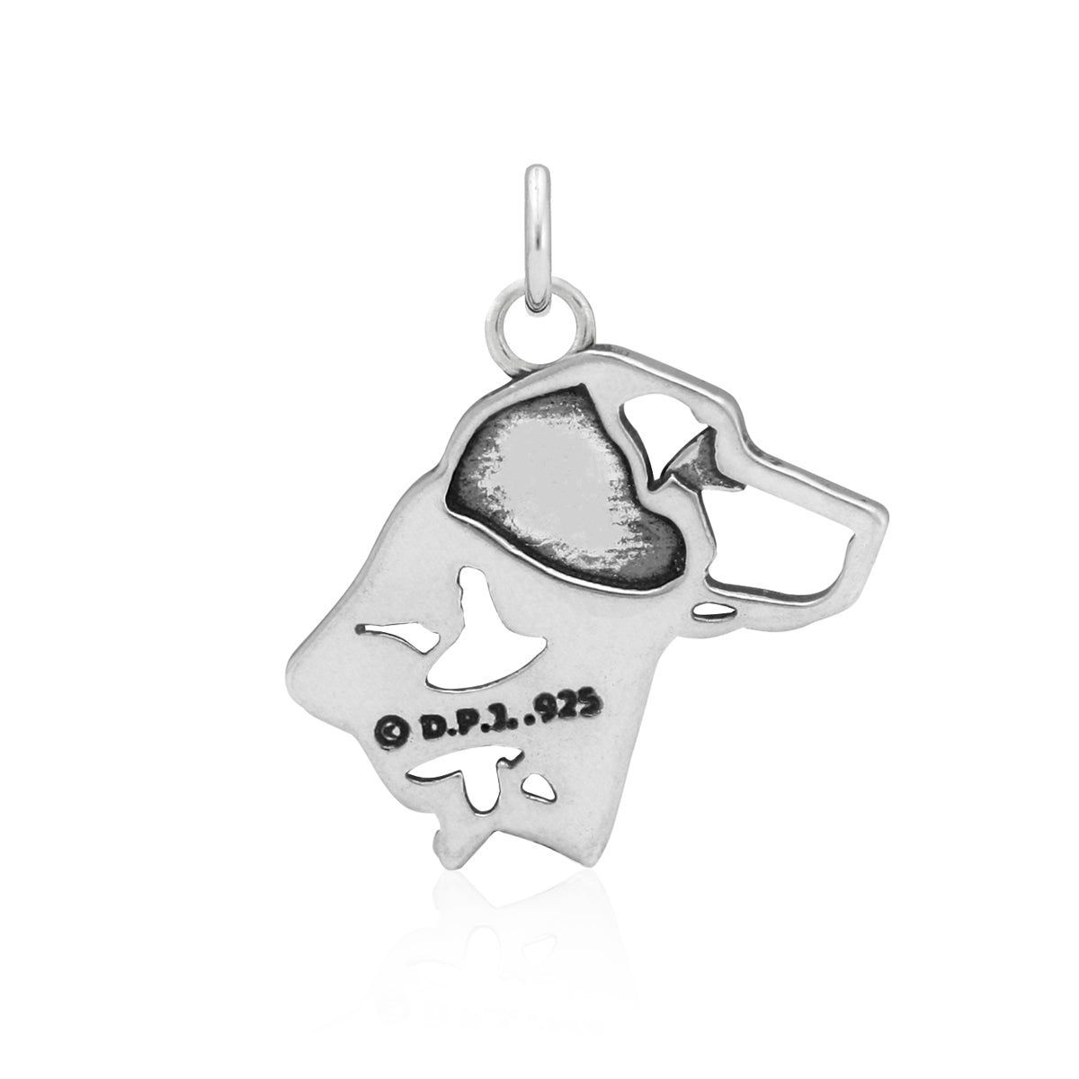 Labrador Retriever Necklace in Sterling Silver