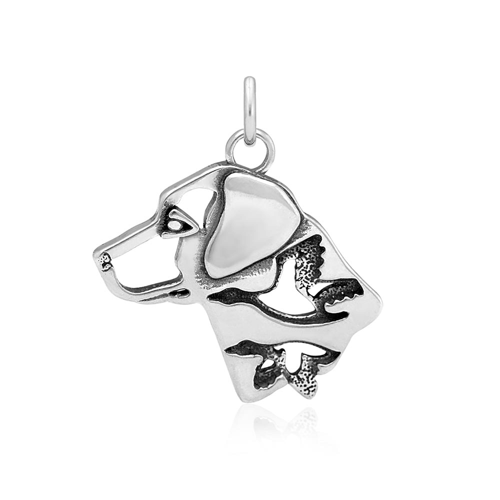 Labrador Retriever Necklace in Sterling Silver