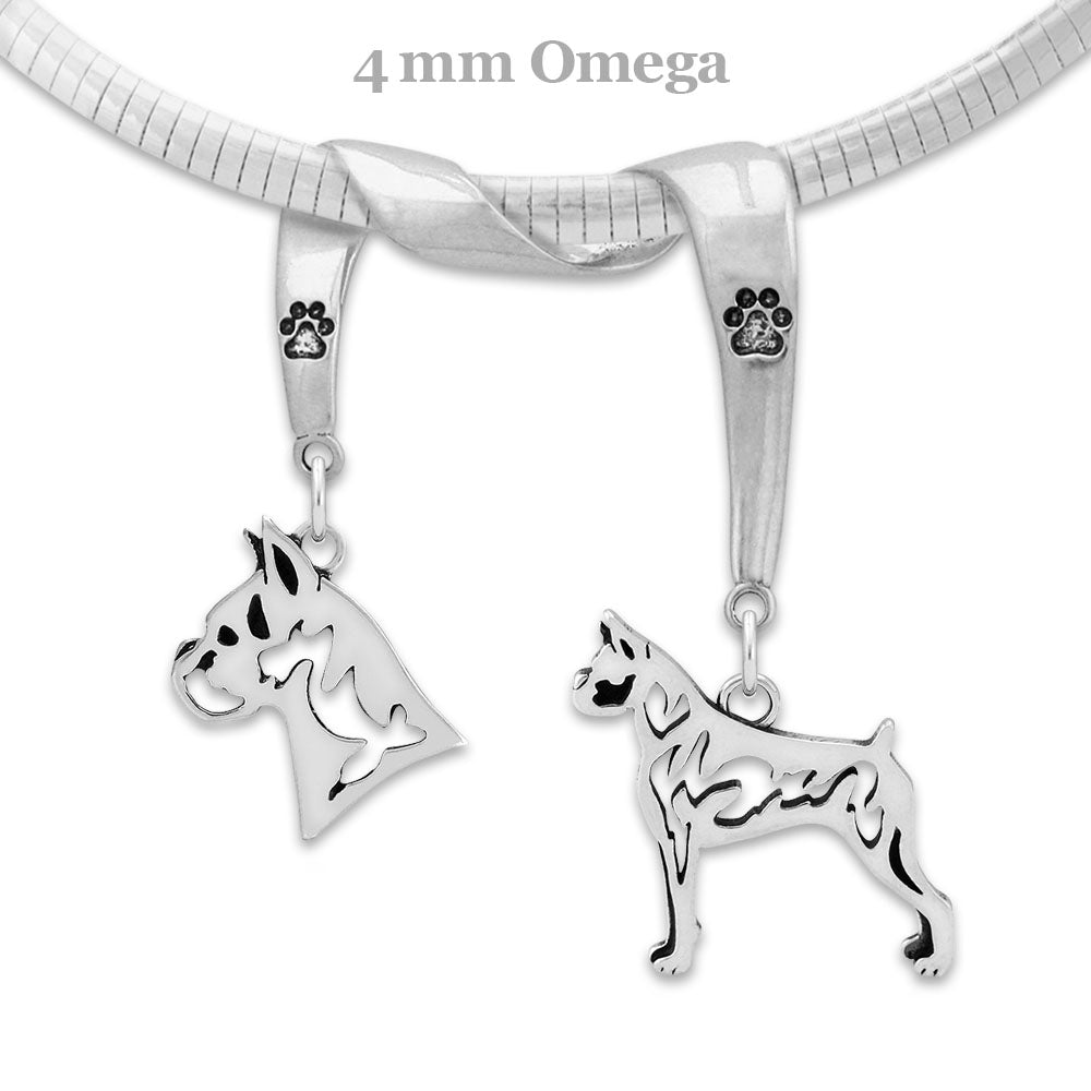 Boxer Luxury Necklace in Sterling Silver