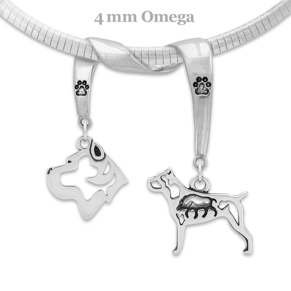 Cane Corso Luxury Necklace in Sterling Silver