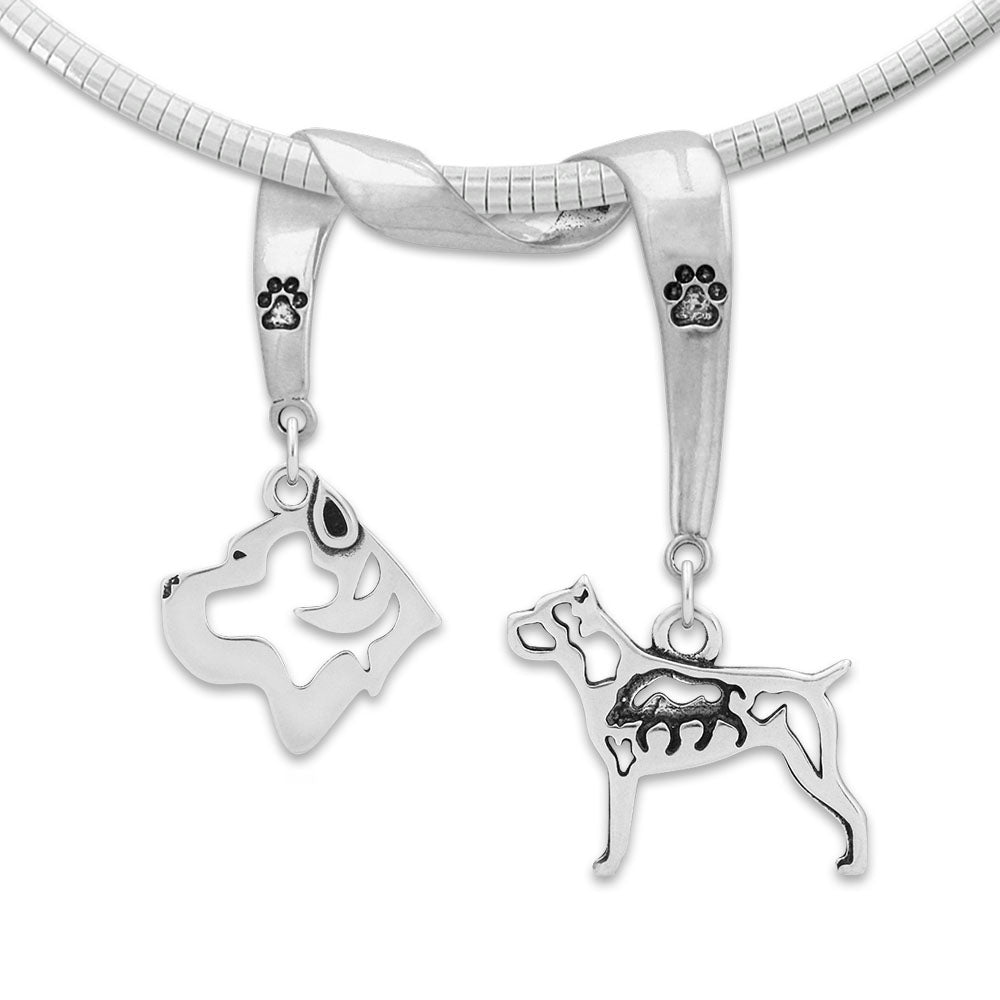 Cane Corso Luxury Necklace in Sterling Silver
